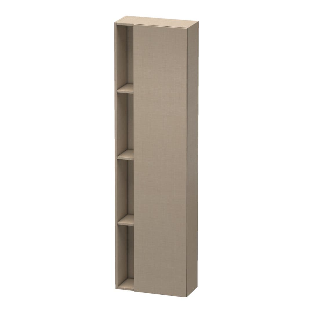 Duravit DuraStyle – Κολόνα Μπάνιου – 500 mm, 1 πόρτα, δεξιά, 500 x 240 x 1800 mm – Linen Matt, Decor (DS1248R7575)
