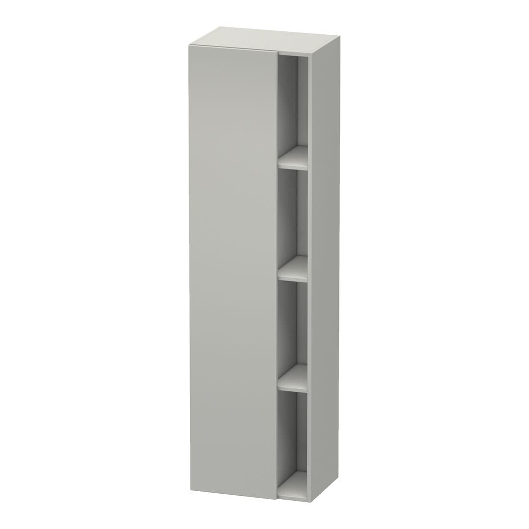 Duravit DuraStyle – Κολόνα Μπάνιου – 500 mm, 1 πόρτα, αριστερή, 500 x 360 x 1800 mm – Concrete grey Matt, Decor (DS1249L0707)