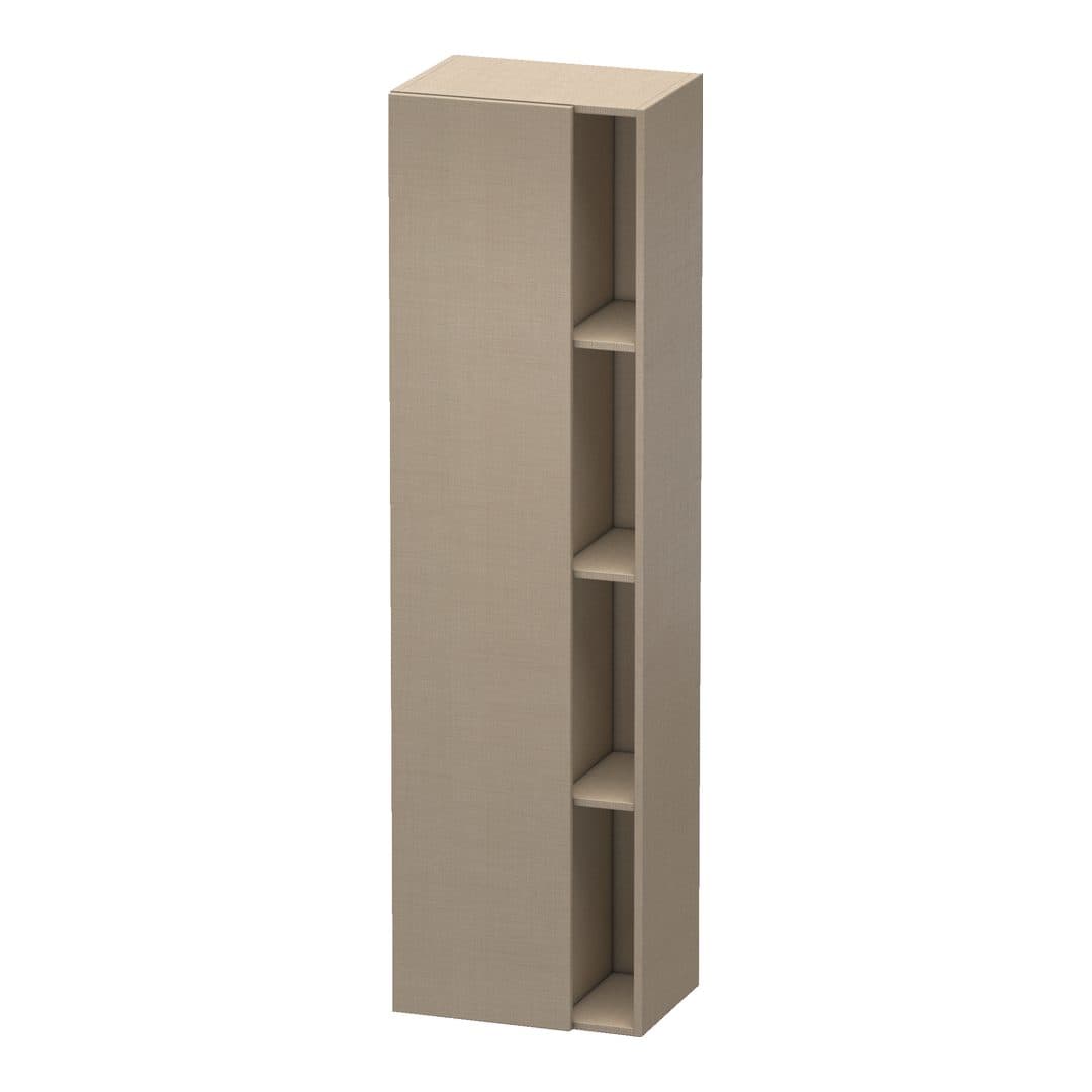 Duravit DuraStyle – Κολόνα Μπάνιου – 500 mm, 1 πόρτα, αριστερή, 500 x 360 x 1800 mm – Linen Matt, Decor (DS1249L7575)
