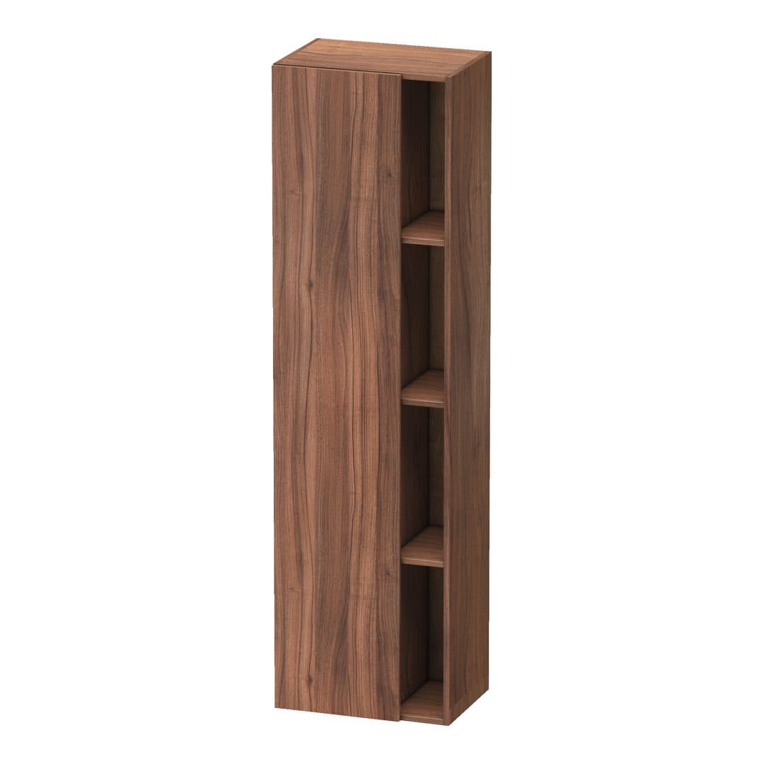 Duravit DuraStyle – Κολόνα Μπάνιου – 500 mm, 1 πόρτα, αριστερή, 500 x 360 x 1800 mm – Walnut Matt, Decor (DS1249L7979)
