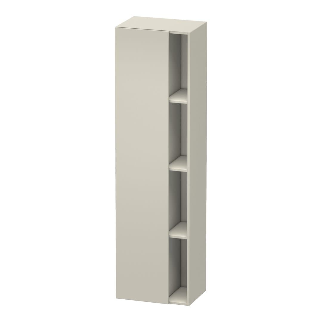 Duravit DuraStyle – Κολόνα Μπάνιου – 500 mm, 1 πόρτα, αριστερή, 500 x 360 x 1800 mm – Taupe Matt, Decor (DS1249L9191)