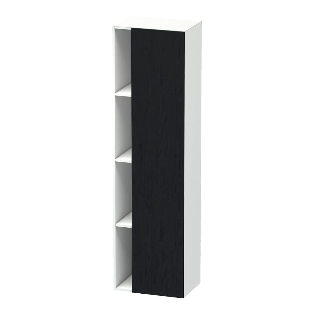Duravit DuraStyle – Κολόνα Μπάνιου – 500 mm, 1 πόρτα, δεξιά, σώμα White Matt, 500 x 360 x 1800 mm – Black oak Matt, Decor (DS1249R1618)