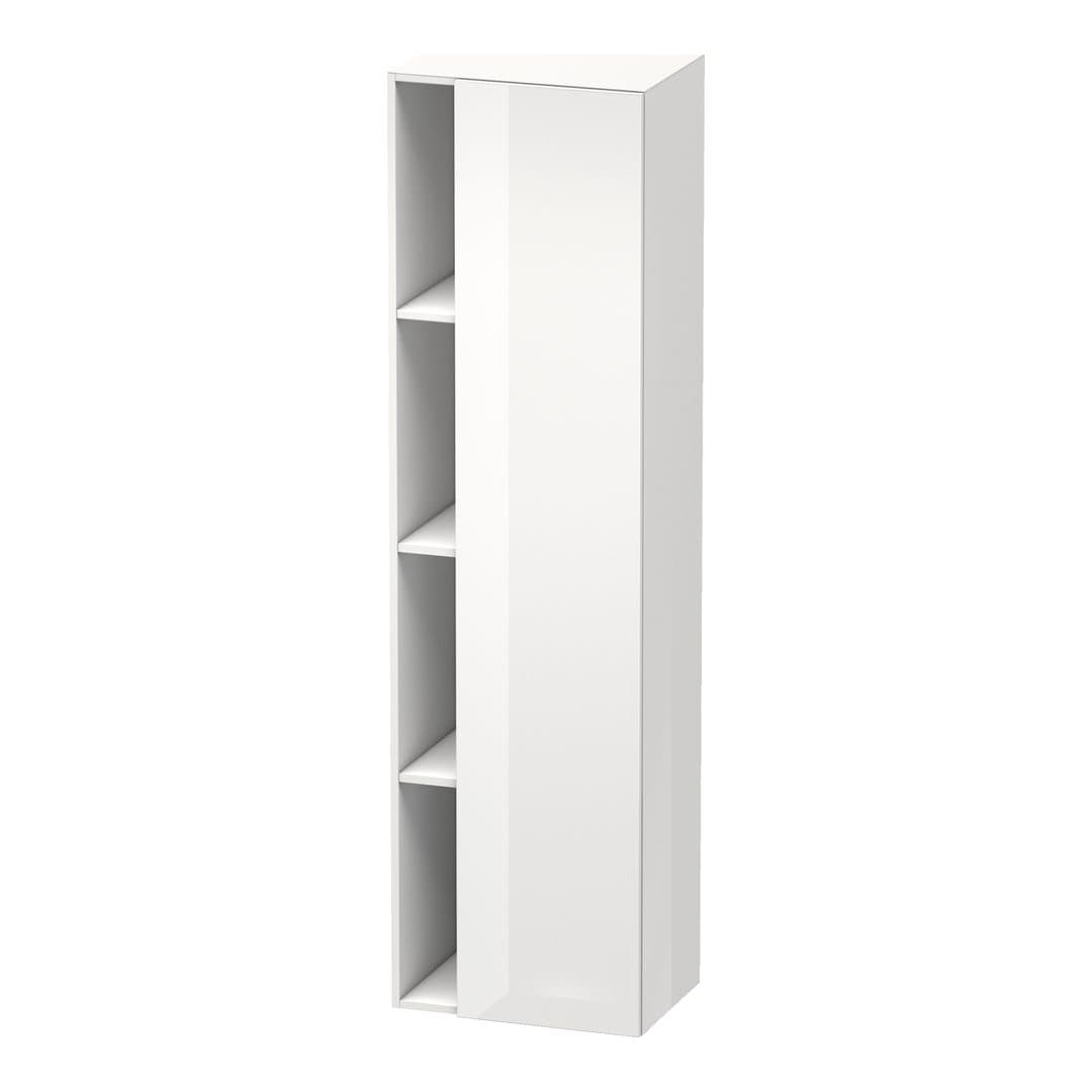 Duravit DuraStyle – Κολόνα Μπάνιου – 500 mm, 1 πόρτα, δεξιά, 500 x 360 x 1800 mm, σώμα White High Gloss – White High Gloss, Decor (DS1249R2222)