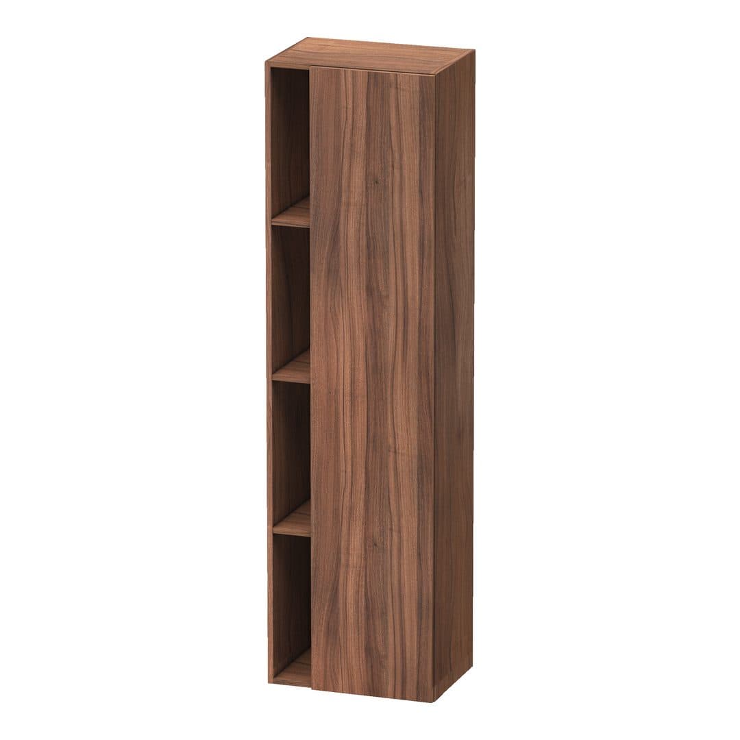 Duravit DuraStyle – Κολόνα Μπάνιου – 500 mm, 1 πόρτα, δεξιά, 500 x 360 x 1800 mm – Walnut Matt, Decor (DS1249R7979)
