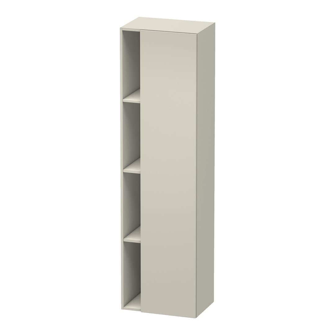 Duravit DuraStyle – Κολόνα Μπάνιου – 500 mm, 1 πόρτα, δεξιά, 500 x 360 x 1800 mm – Taupe Matt, Decor (DS1249R9191)