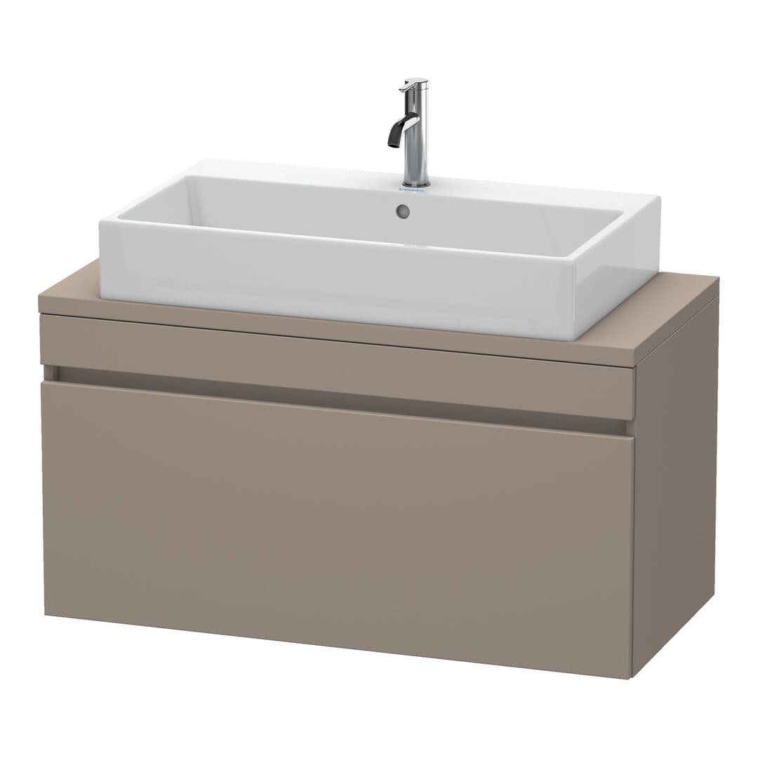 Duravit DuraStyle – Έπιπλο Νιπτήρα – 1000 mm, για κονσόλα, 1 συρτάρι, νιπτήρας κέντρο, Compact – Basalte Matt, Decor (DS530404343)