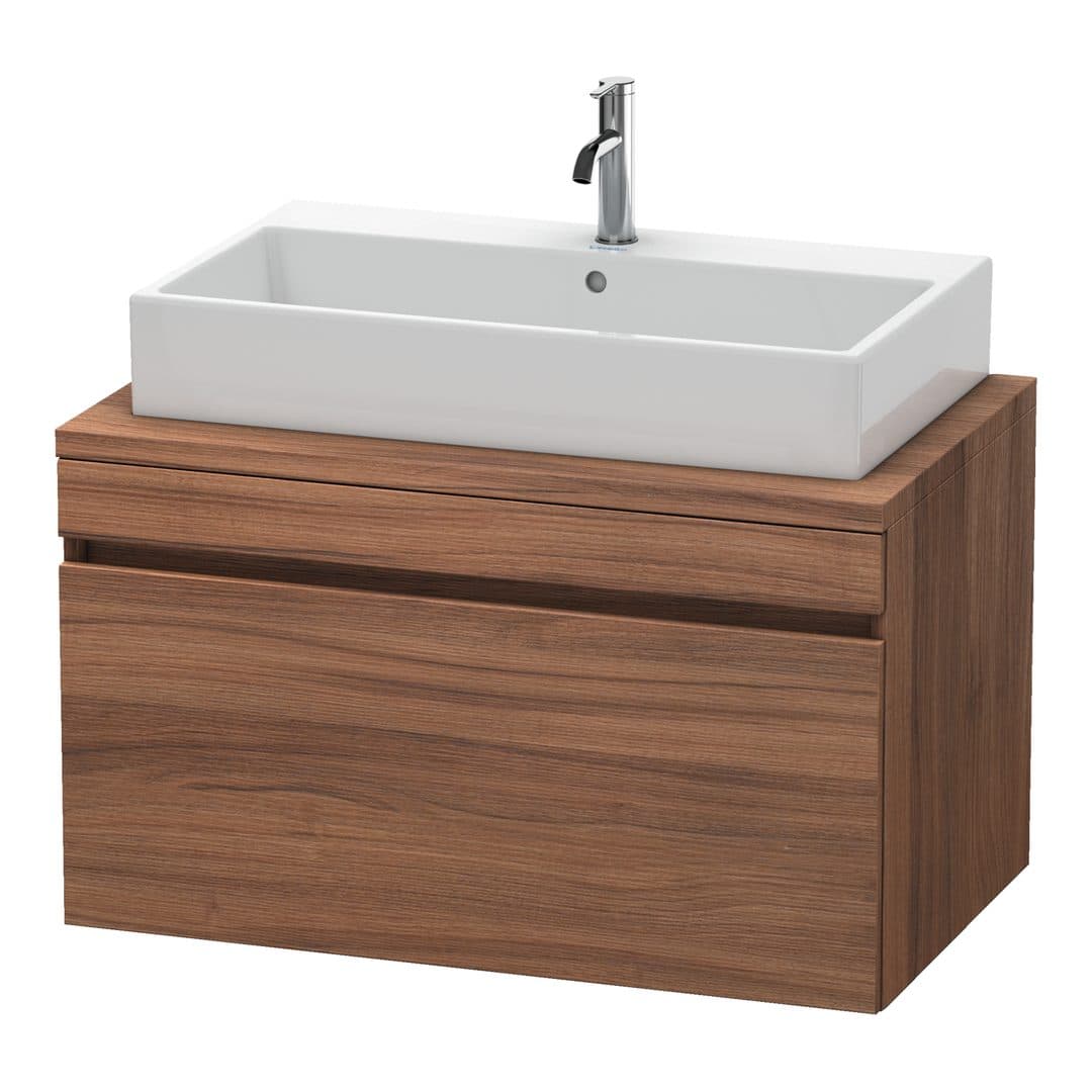 Duravit DuraStyle – Έπιπλο Νιπτήρα – 900 mm, για κονσόλα, 1 συρτάρι, νιπτήρας κέντρο – Walnut Matt, Decor (DS531307979)