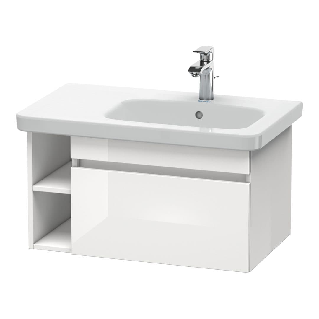 Duravit DuraStyle – Έπιπλο Νιπτήρα – 730 mm, 1 συρτάρι, νιπτήρας δεξιά – White High Gloss, Decor (DS639302222)