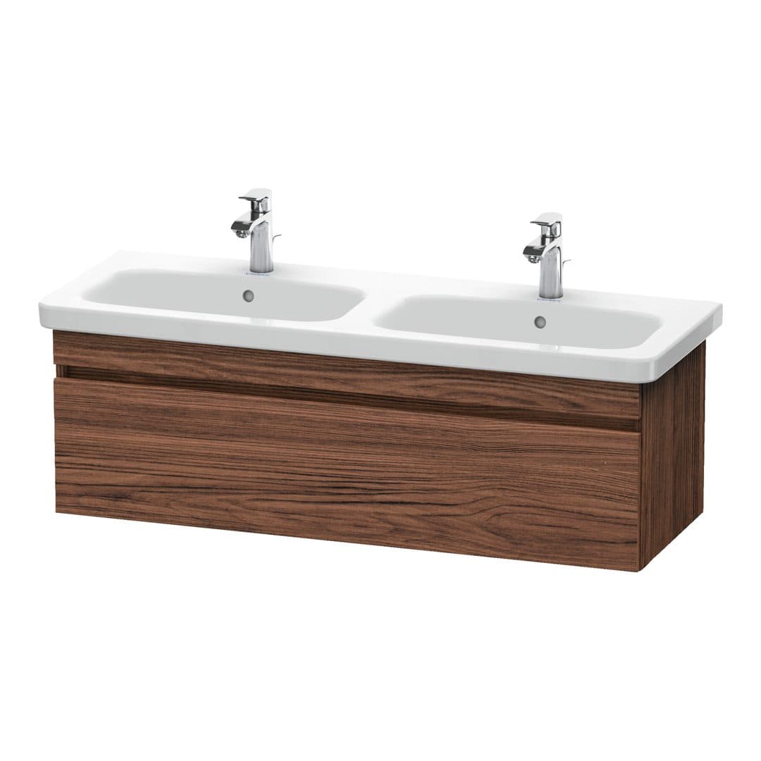 Duravit DuraStyle – Έπιπλο Νιπτήρα – 1230 mm, 1 συρτάρι – Walnut dark Matt, Decor (DS639802121)