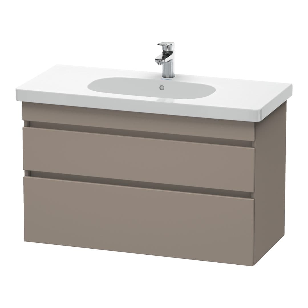 Duravit DuraStyle – Έπιπλο Νιπτήρα – 1000 mm, 2 συρτάρια, νιπτήρας κέντρο – Basalte Matt, Decor (DS648504343)