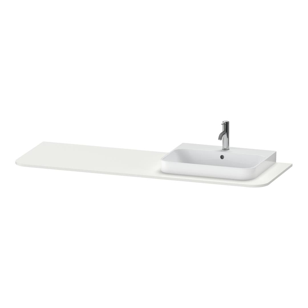 Duravit Happy D.2 – Πάγκος Νιπτήρα – 1600 mm, νιπτήρας δεξιά – Nordic white Satin Matt, Lacquer (HP031HR3939)