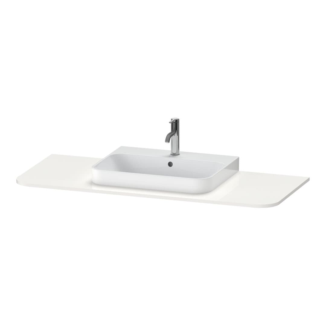 Duravit Happy D.2 – Πάγκος Νιπτήρα – 1300 mm, νιπτήρας κέντρο – White High Gloss, Decor (HP031KM2222)