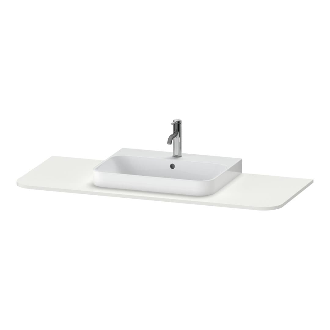 Duravit Happy D.2 – Πάγκος Νιπτήρα – 1300 mm, νιπτήρας κέντρο – Nordic white Satin Matt, Lacquer (HP031KM3939)