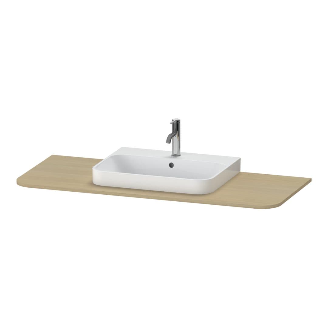 Duravit Happy D.2 – Πάγκος Νιπτήρα – 1300 mm, νιπτήρας κέντρο – Mediterranean oak Matt, Real wood veneer (HP031KM7171)