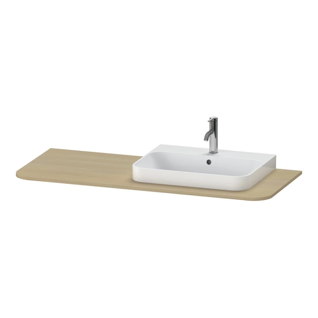 Duravit Happy D.2 – Πάγκος Νιπτήρα – 1300 mm, νιπτήρας δεξιά – Mediterranean oak Matt, Real wood veneer (HP031KR7171)