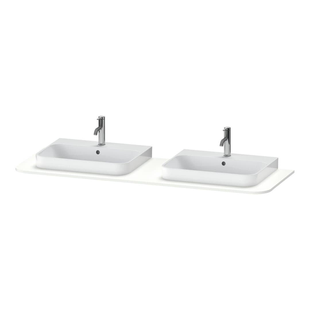 Duravit Happy D.2 – Πάγκος Νιπτήρα – 1600 mm – White Satin Matt, Lacquer (HP032HB3636)
