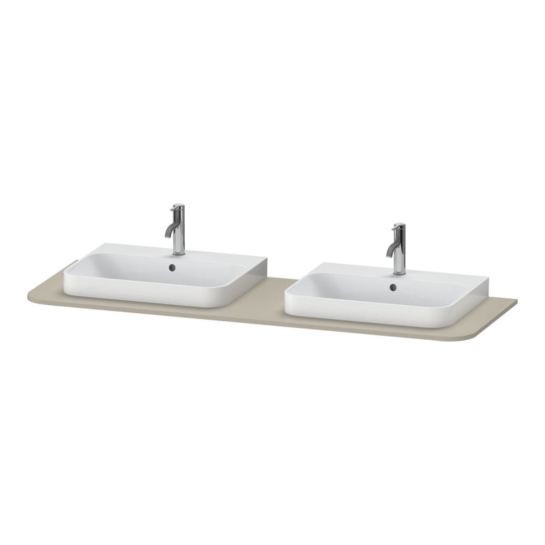 Duravit Happy D.2 – Πάγκος Νιπτήρα – 1600 mm – Taupe Satin Matt, Lacquer (HP032HB6060)