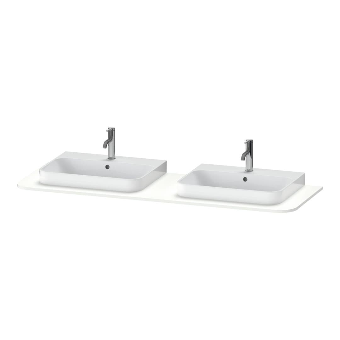 Duravit Happy D.2 – Πάγκος Νιπτήρα – 1600 mm – White Super Matt, Decor (HP032HB8484)