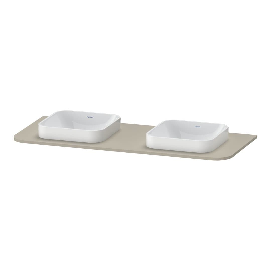 Duravit Happy D.2 – Πάγκος Νιπτήρα – 1300 mm – Taupe Satin Matt, Lacquer (HP032KB6060)