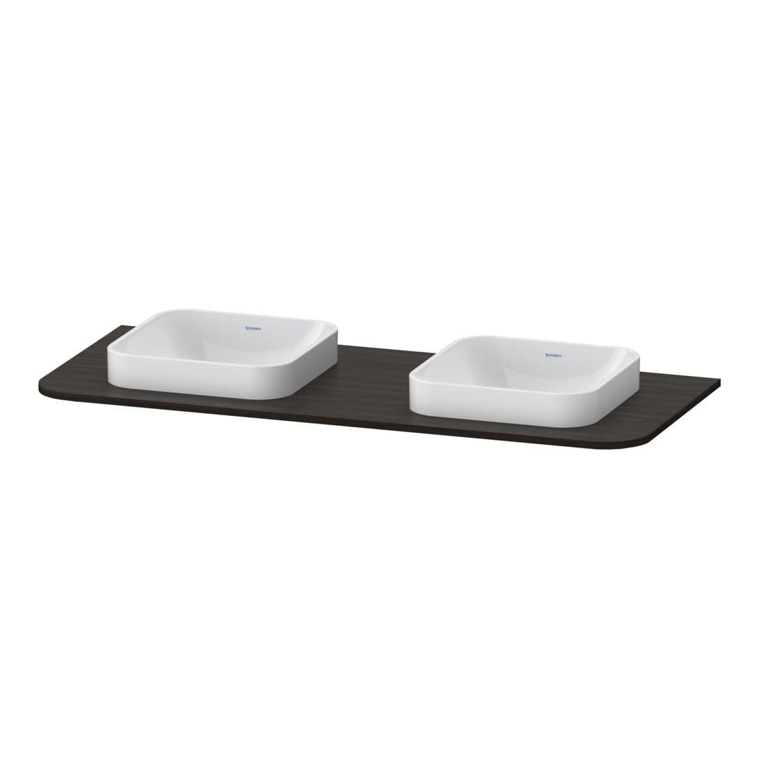 Duravit Happy D.2 – Πάγκος Νιπτήρα – 1300 mm – Brushed walnut Matt, Real wood veneer (HP032KB6969)