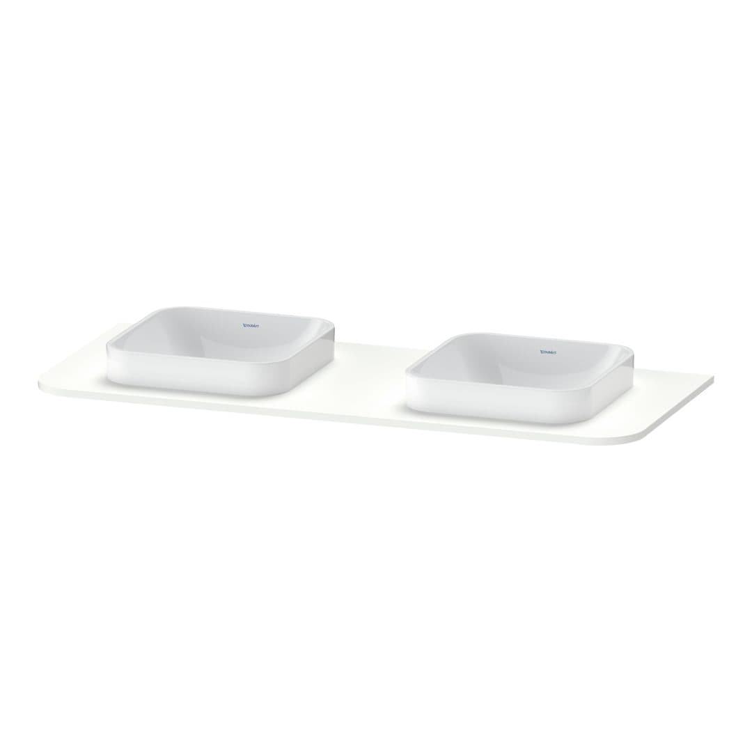 Duravit Happy D.2 – Πάγκος Νιπτήρα – 1300 mm – White Super Matt, Decor (HP032KB8484)