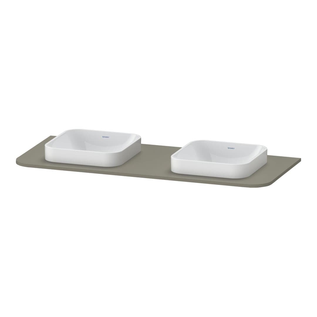Duravit Happy D.2 – Πάγκος Νιπτήρα – 1300 mm – Stone grey Satin Matt, Lacquer (HP032KB9292)
