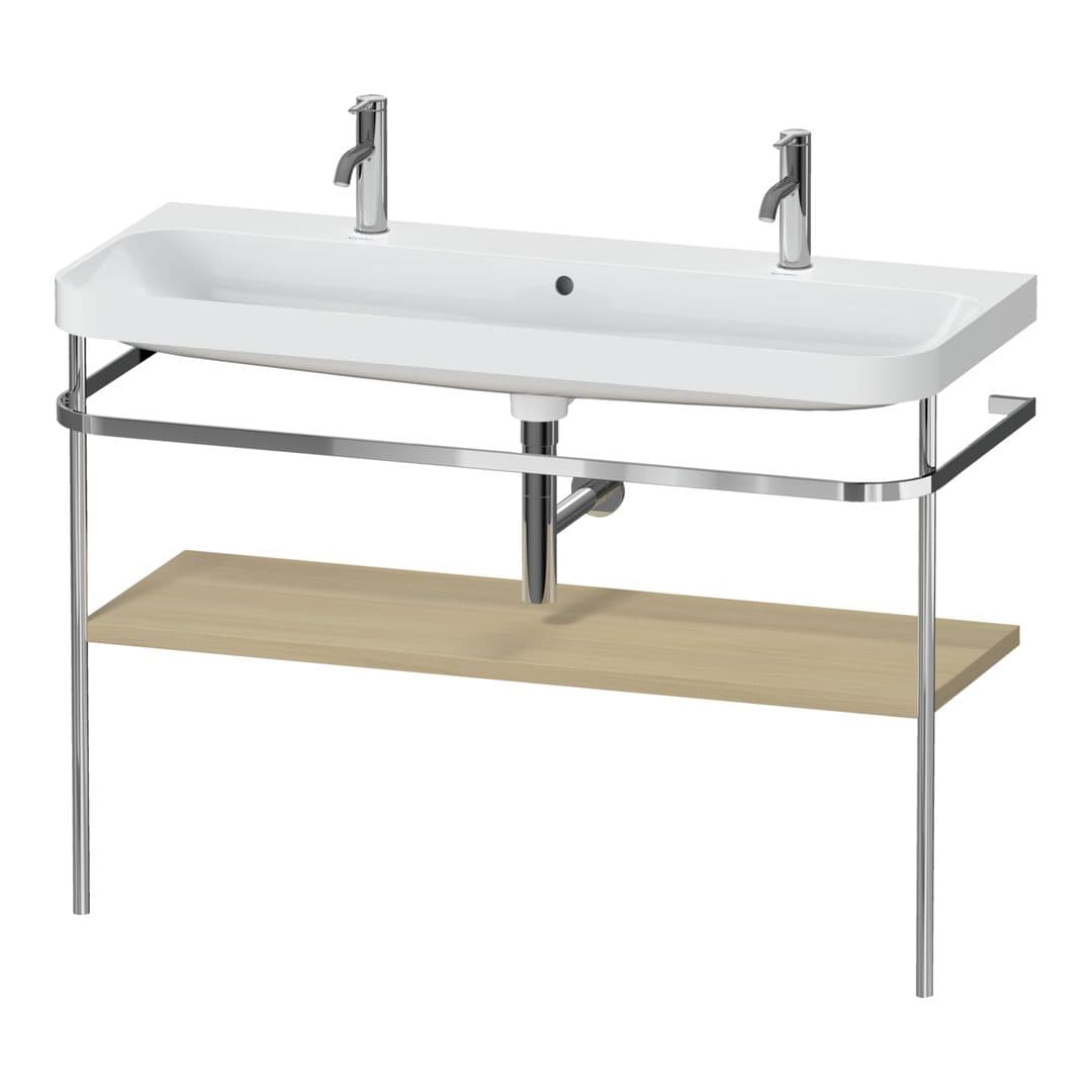 Duravit Happy D.2 – Βάση Νιπτήρα – 1175 mm, με νιπτήρα, νιπτήρας κέντρο, έκδοση O, μοντέλο HP4849 – Mediterranean oak Matt, Real wood veneer (HP4849O71710000)