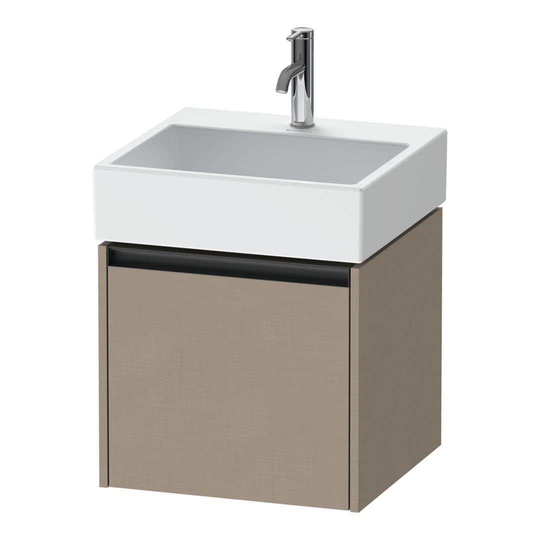Duravit Ketho.2 – Έπιπλο Νιπτήρα – 484 mm, 1 συρτάρι, νιπτήρας κέντρο, 484 x 460 x 440 mm – Linen Matt, Decor (K25074075750000)