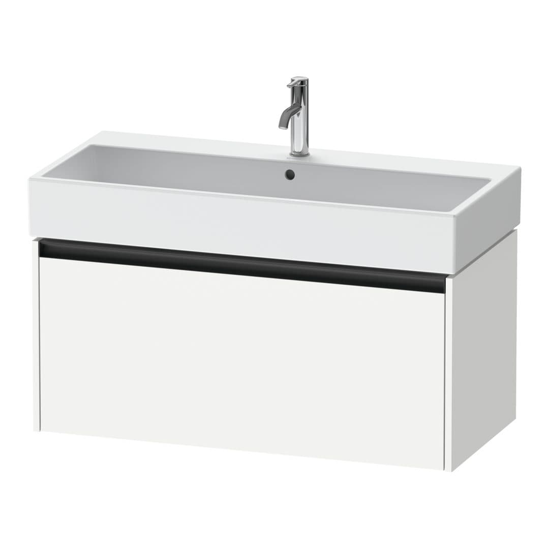Duravit Ketho.2 – Έπιπλο Νιπτήρα – 984 mm, 1 συρτάρι, νιπτήρας κέντρο, 984 x 460 x 440 mm – White Matt, Decor (K25078018180000)