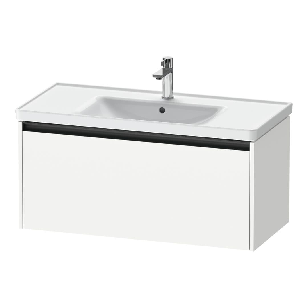 Duravit Ketho.2 – Έπιπλο Νιπτήρα – 984 mm, 1 συρτάρι, νιπτήρας κέντρο, 984 x 455 x 440 mm – White Matt, Decor (K25084018180000)