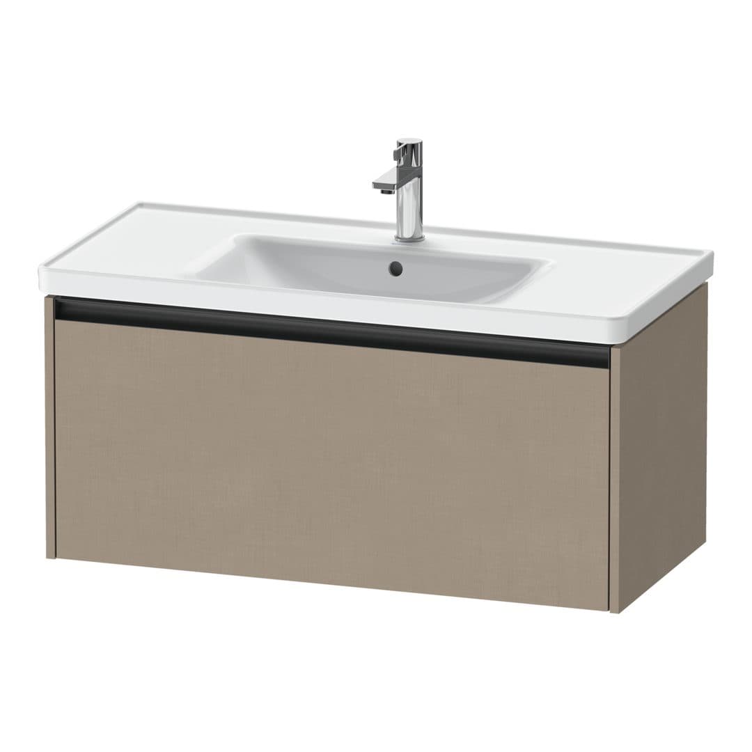 Duravit Ketho.2 – Έπιπλο Νιπτήρα – 984 mm, 1 συρτάρι, νιπτήρας κέντρο, 984 x 455 x 440 mm – Linen Matt, Decor (K25084075750000)