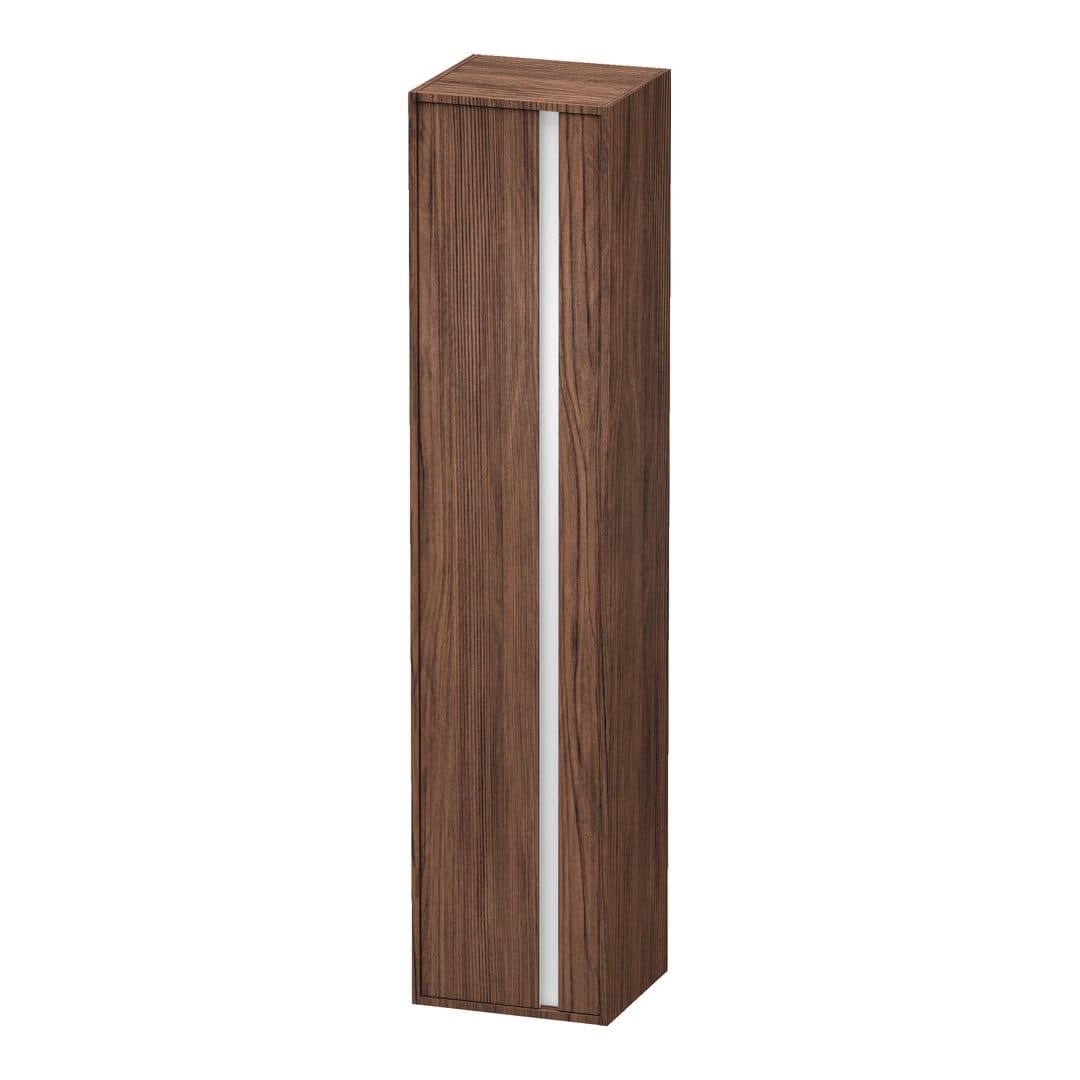 Duravit Ketho – Κολόνα Μπάνιου – 400 mm, 1 πόρτα, αριστερή – Walnut dark Matt, Decor (KT1255L2121)