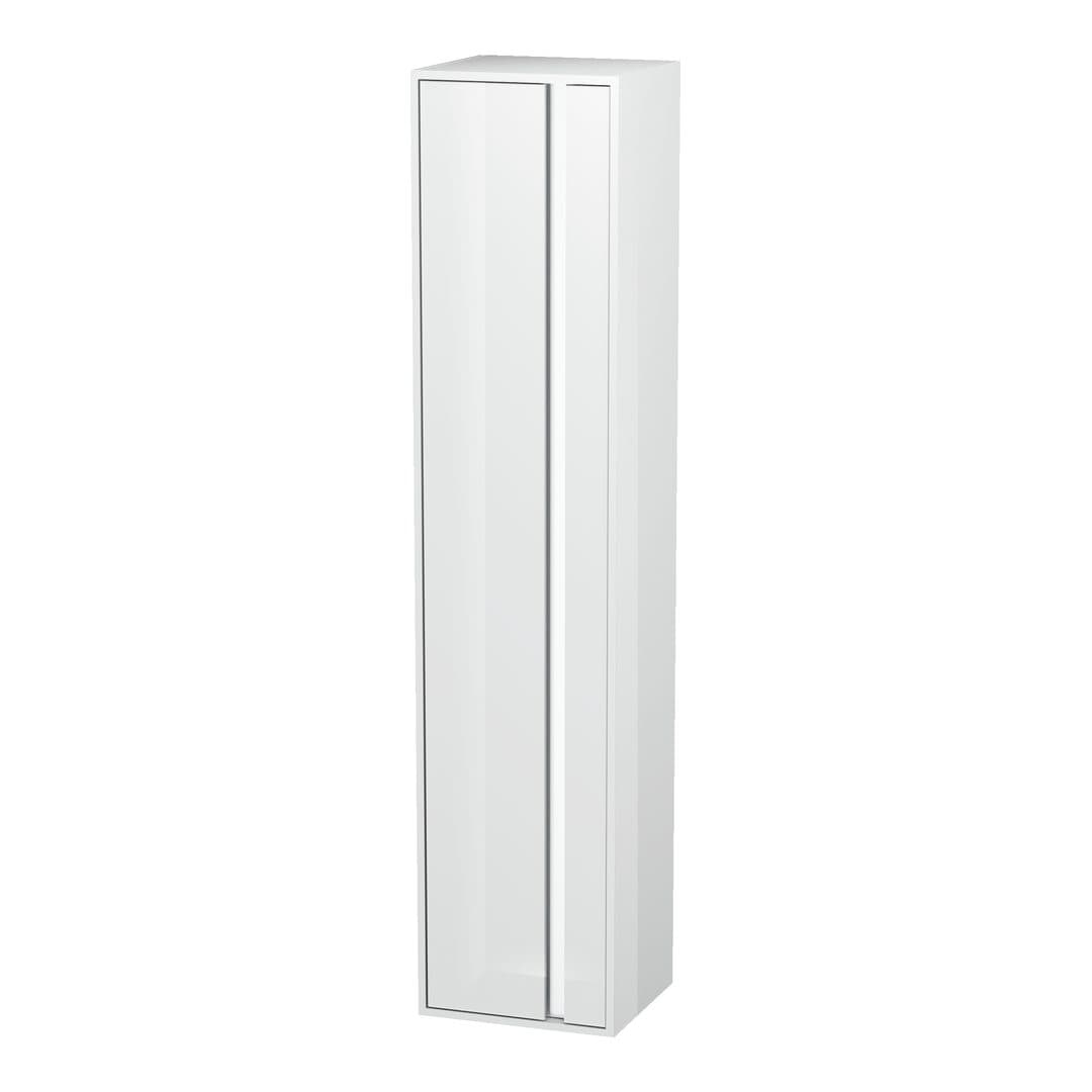 Duravit Ketho – Κολόνα Μπάνιου – 400 mm, 1 πόρτα, αριστερή – White High Gloss, Decor (KT1255L2222)