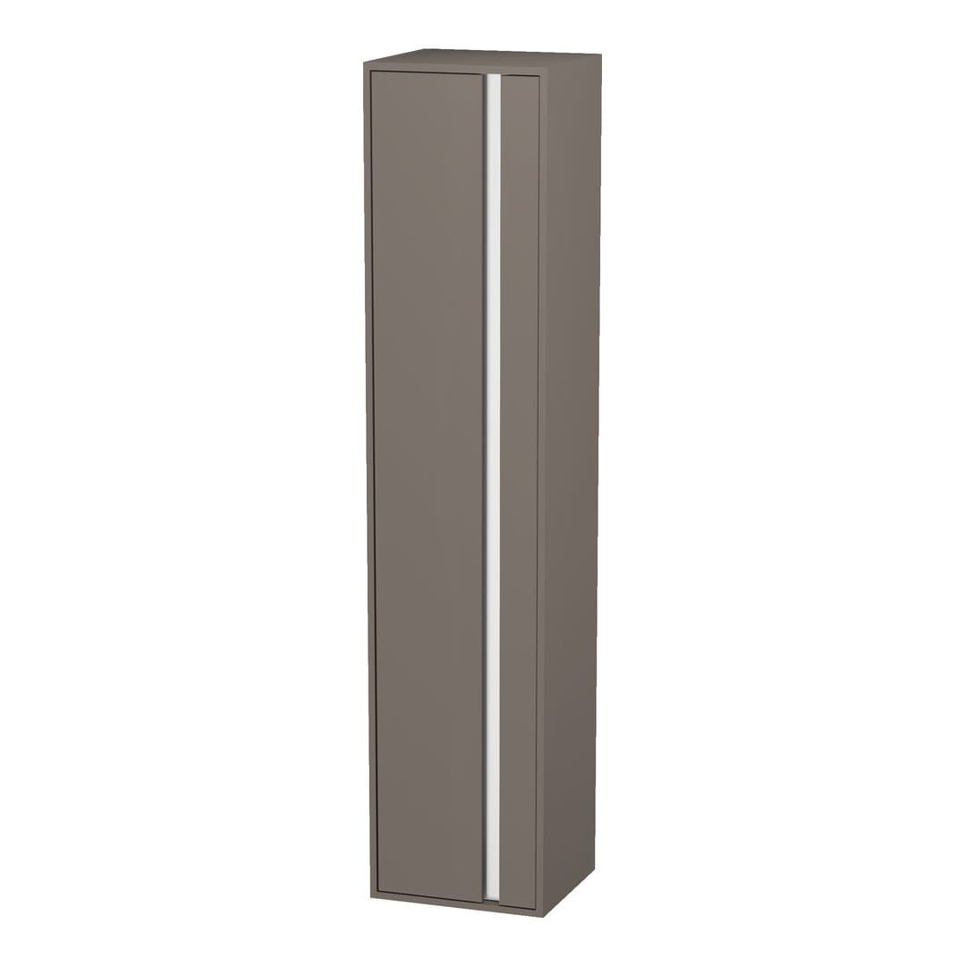 Duravit Ketho – Κολόνα Μπάνιου – 400 mm, 1 πόρτα, αριστερή – Basalte Matt, Decor (KT1255L4343)