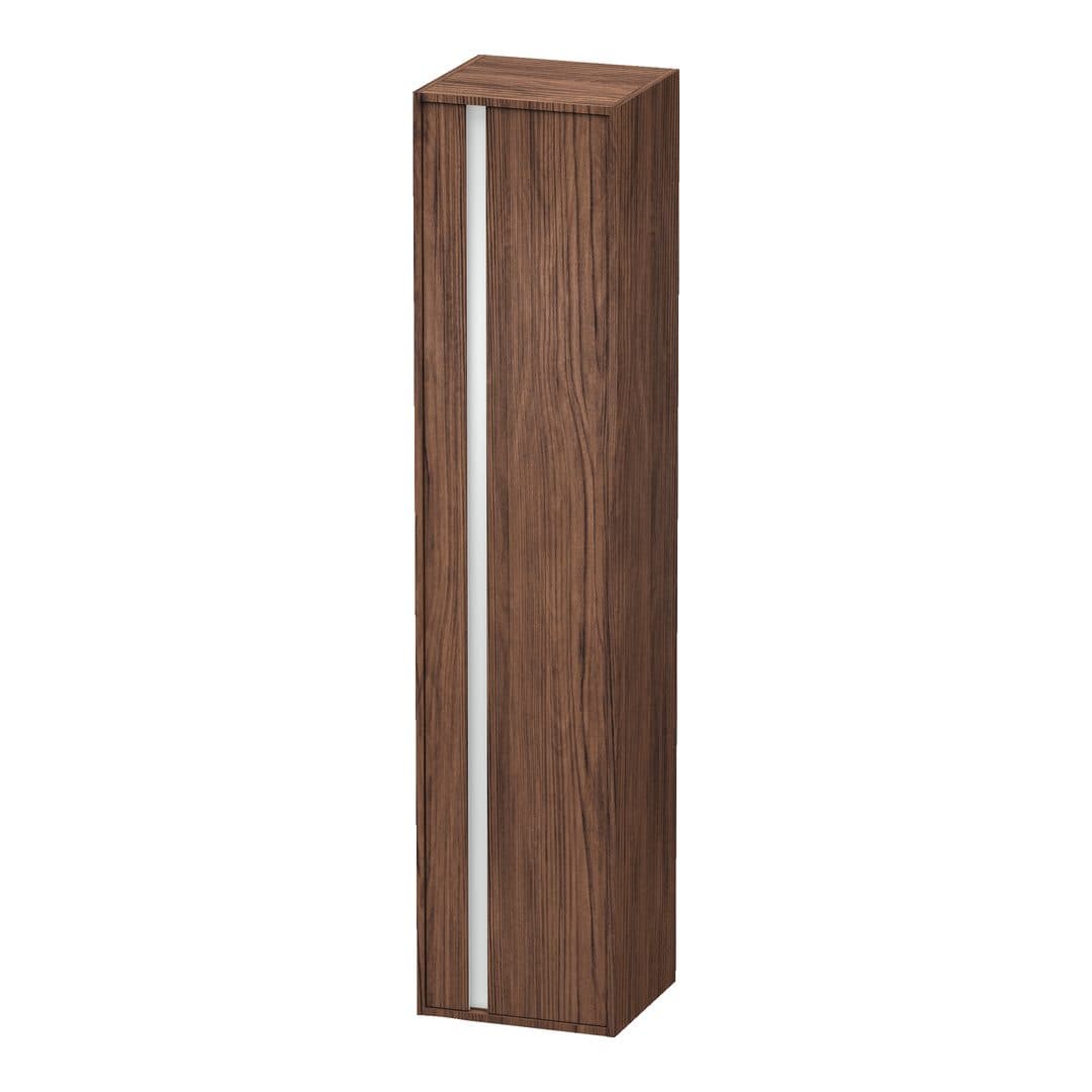Duravit Ketho – Κολόνα Μπάνιου – 400 mm, 1 πόρτα, δεξιά – Walnut dark Matt, Decor (KT1255R2121)