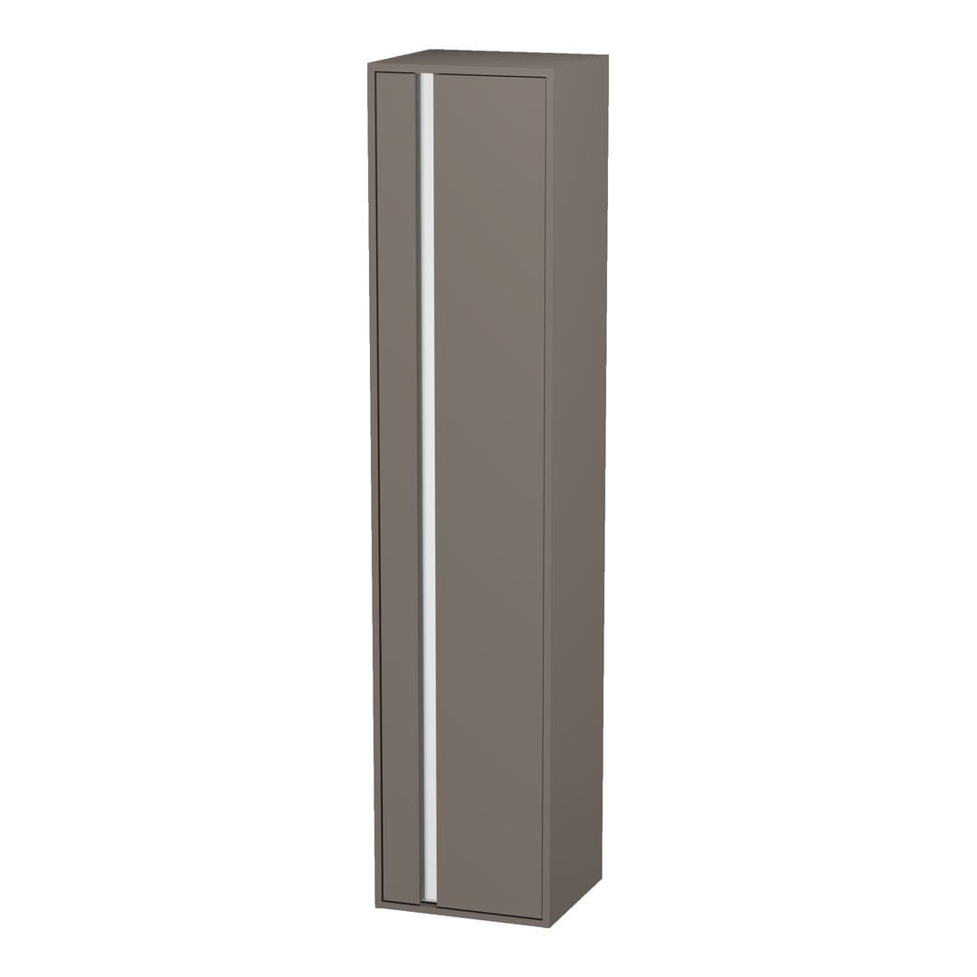 Duravit Ketho – Κολόνα Μπάνιου – 400 mm, 1 πόρτα, δεξιά – Basalte Matt, Decor (KT1255R4343)