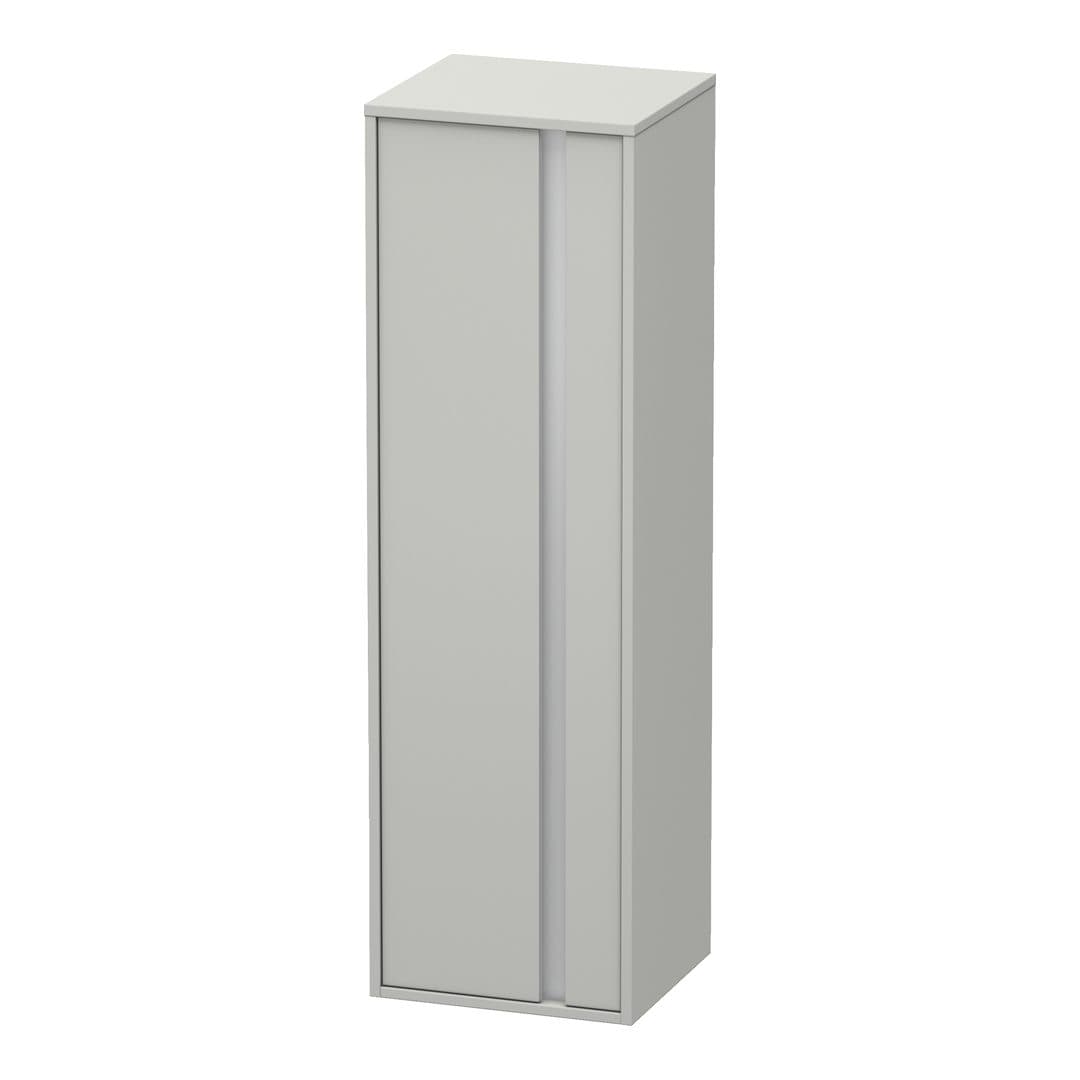 Duravit Ketho – Κολόνα Μπάνιου – 400 mm, μεσαία, 1 πόρτα, αριστερή – Concrete grey Matt, Decor (KT1257L0707)