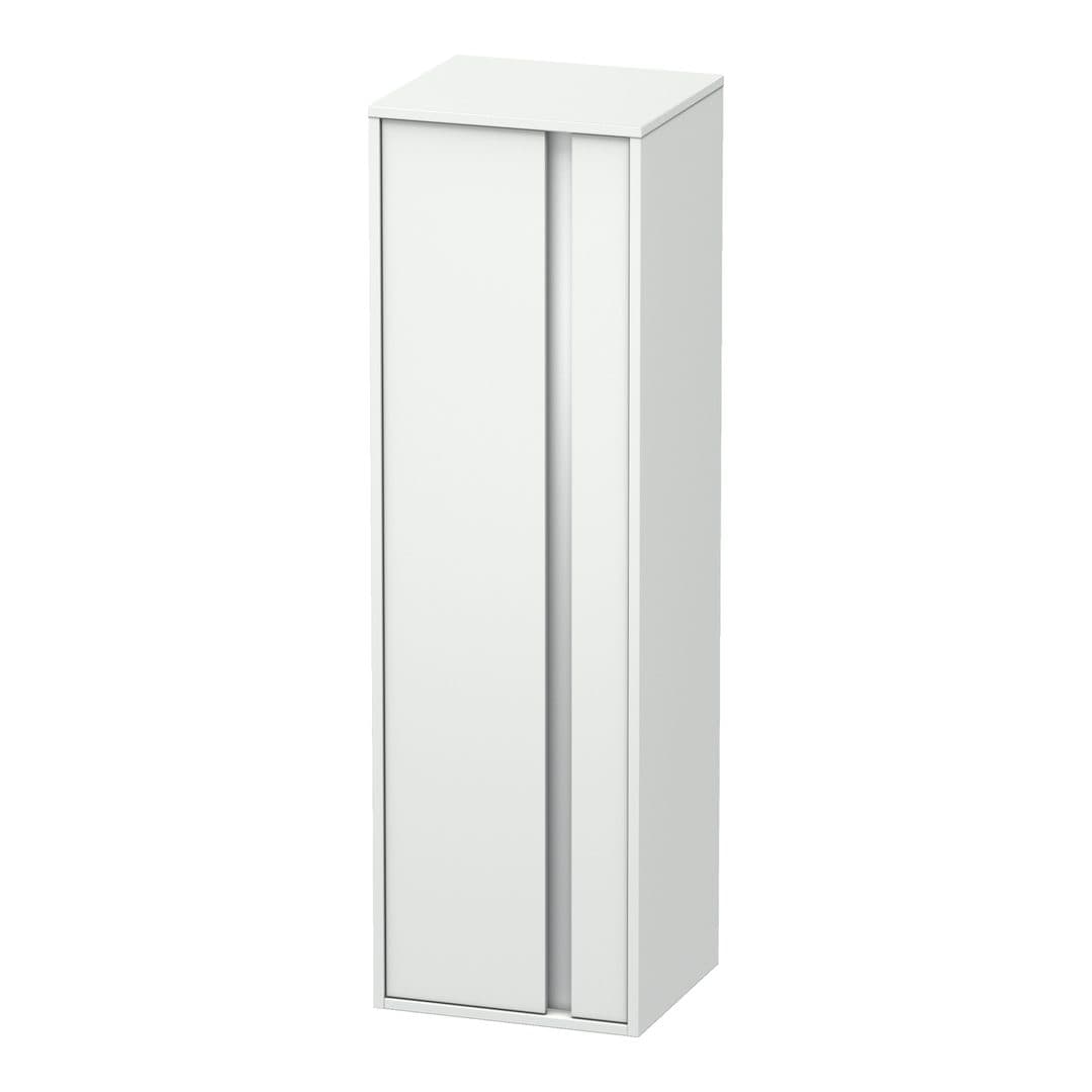Duravit Ketho – Κολόνα Μπάνιου – 400 mm, μεσαία, 1 πόρτα, αριστερή – White Matt, Decor (KT1257L1818)