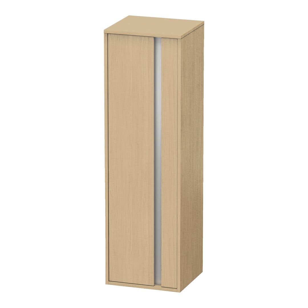 Duravit Ketho – Κολόνα Μπάνιου – 400 mm, μεσαία, 1 πόρτα, αριστερή – Natural oak, Decor (KT1257L3030)