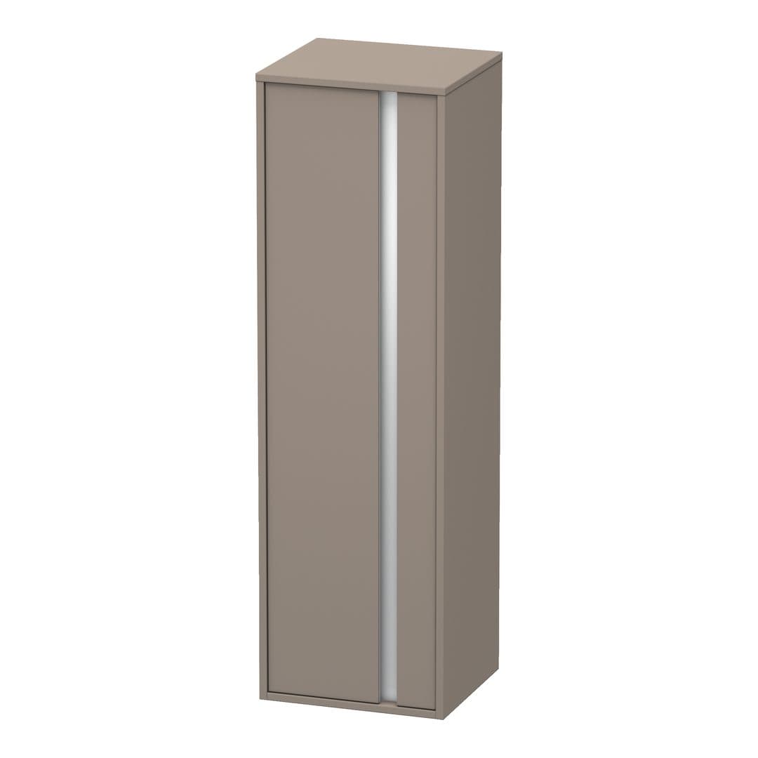 Duravit Ketho – Κολόνα Μπάνιου – 400 mm, μεσαία, 1 πόρτα, αριστερή – Basalte Matt, Decor (KT1257L4343)