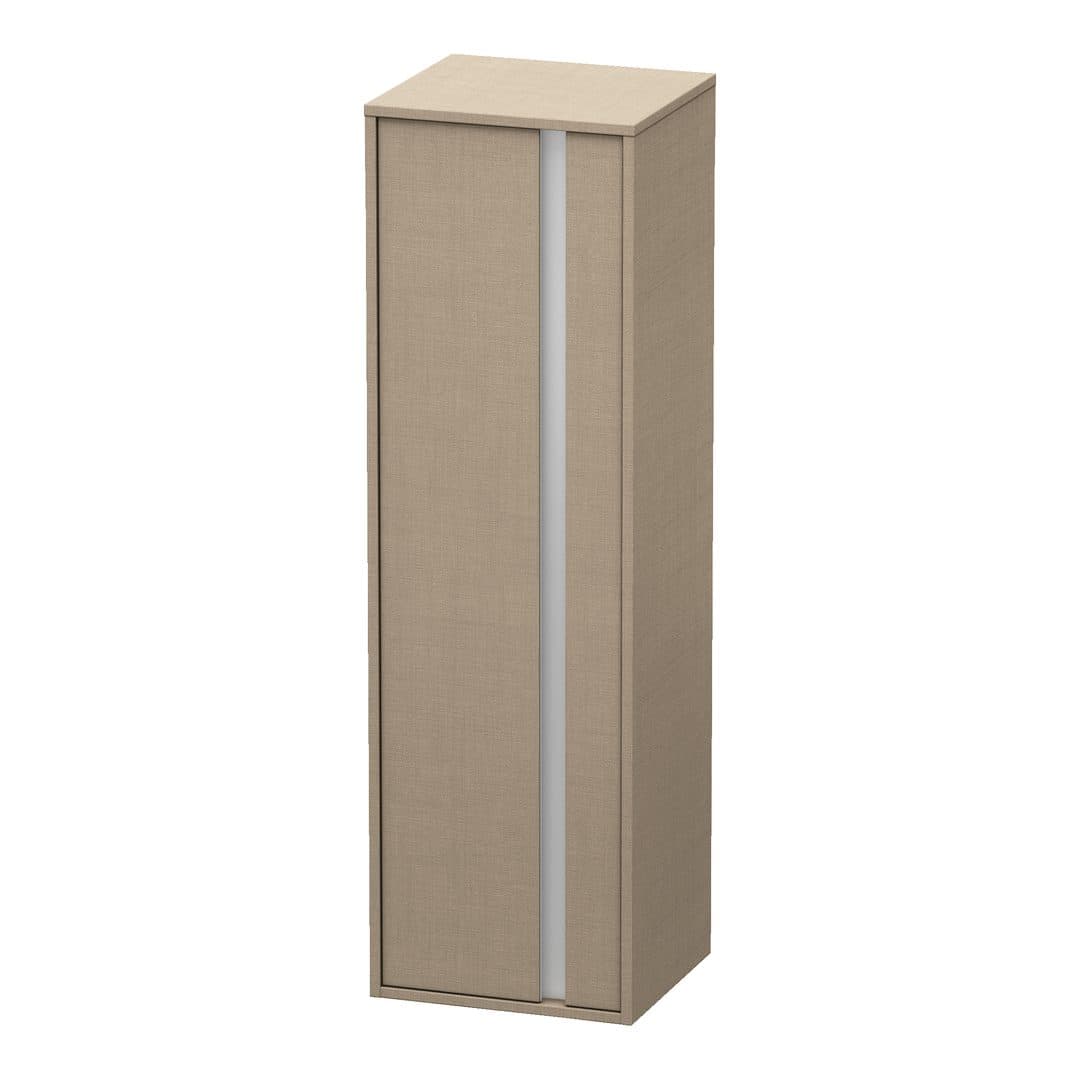 Duravit Ketho – Κολόνα Μπάνιου – 400 mm, μεσαία, 1 πόρτα, αριστερή – Linen Matt, Decor (KT1257L7575)