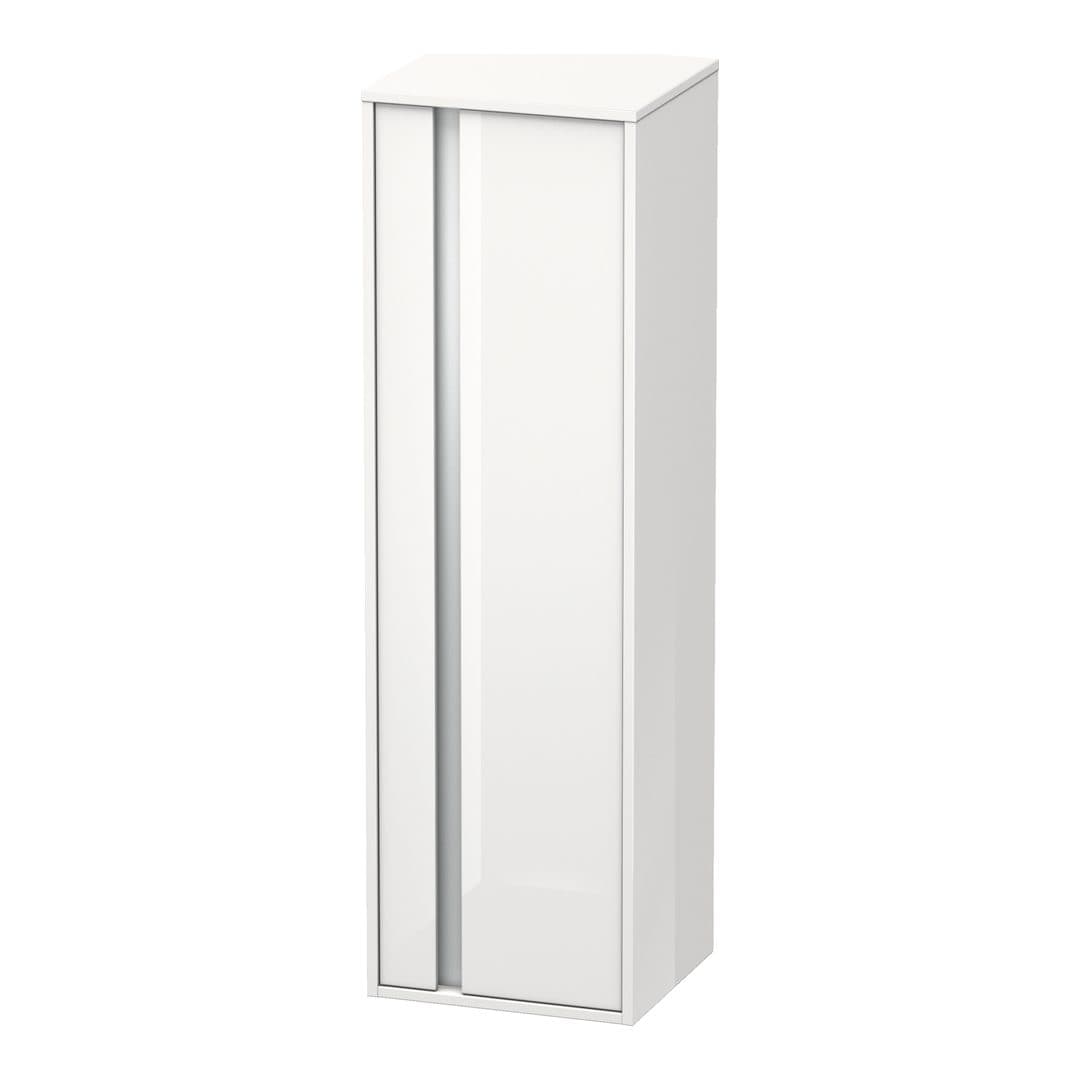 Duravit Ketho – Κολόνα Μπάνιου – 400 mm, μεσαία, 1 πόρτα, δεξιά – White High Gloss, Decor (KT1257R2222)