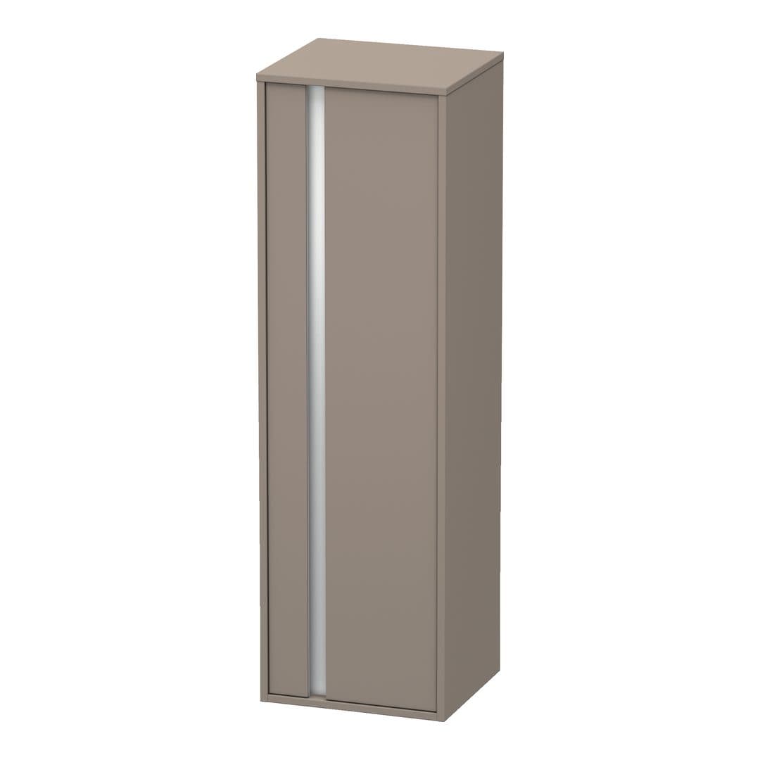 Duravit Ketho – Κολόνα Μπάνιου – 400 mm, μεσαία, 1 πόρτα, δεξιά – Basalte Matt, Decor (KT1257R4343)