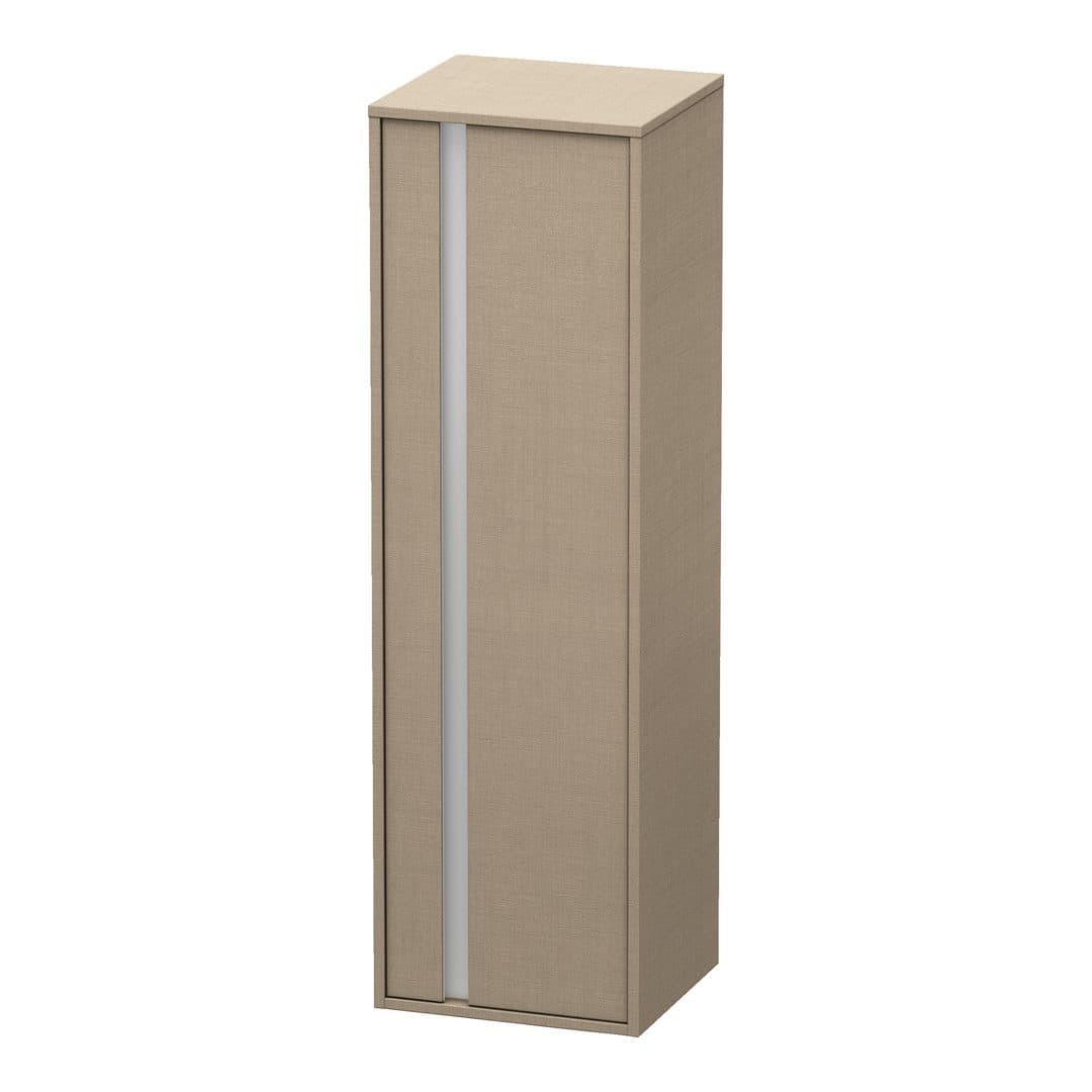 Duravit Ketho – Κολόνα Μπάνιου – 400 mm, μεσαία, 1 πόρτα, δεξιά – Linen Matt, Decor (KT1257R7575)