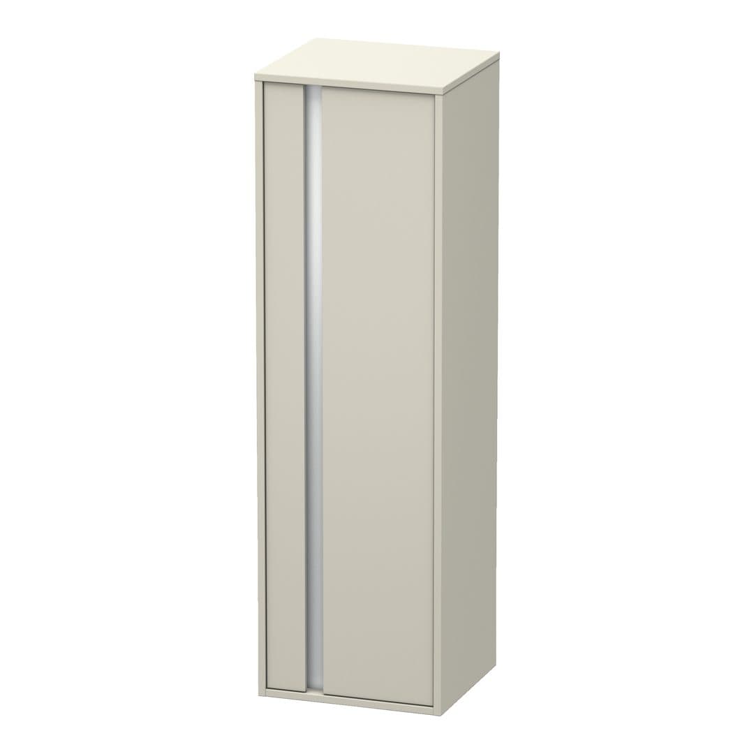 Duravit Ketho – Κολόνα Μπάνιου – 400 mm, μεσαία, 1 πόρτα, δεξιά – Taupe Matt, Decor (KT1257R9191)