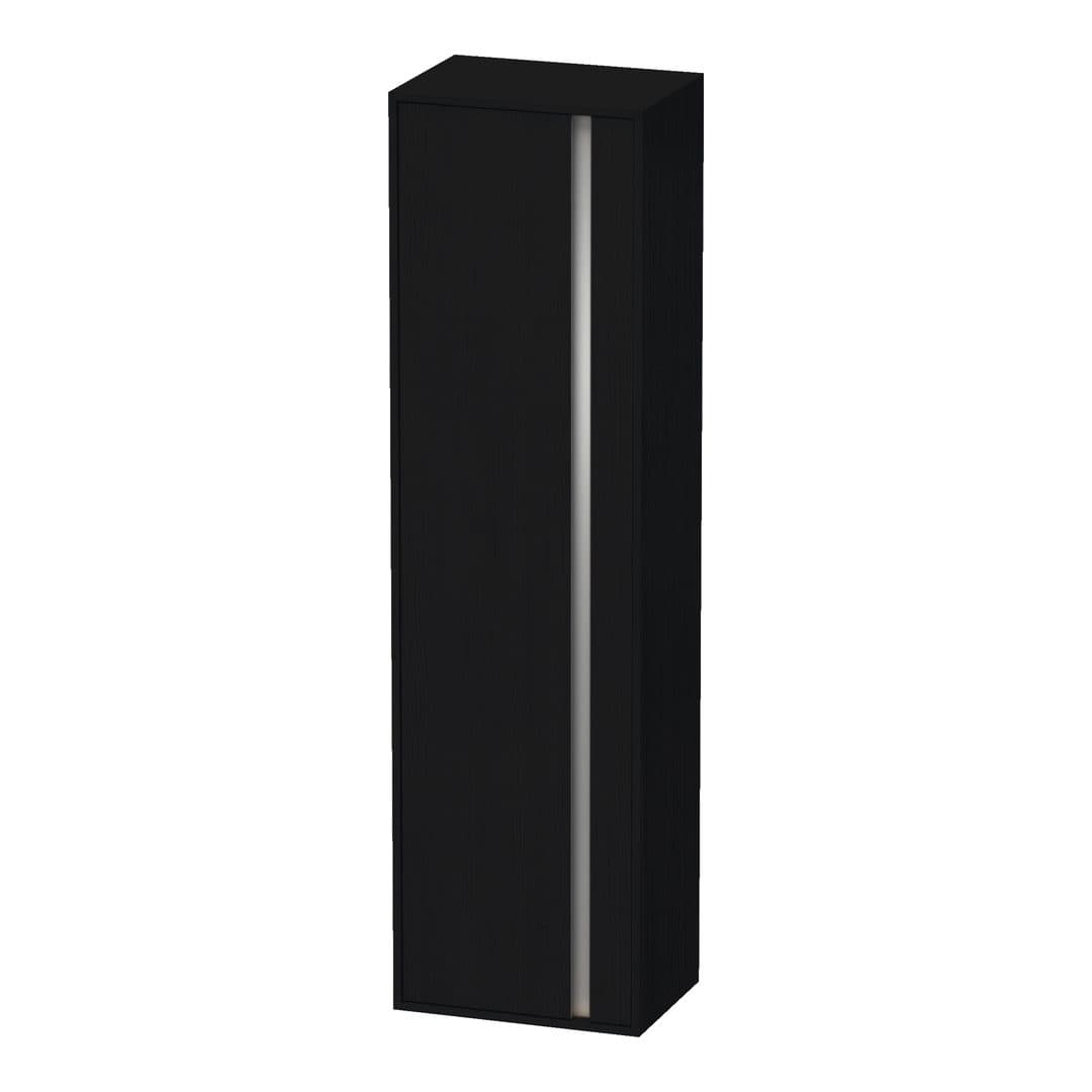 Duravit Ketho – Κολόνα Μπάνιου – 500 mm, 1 πόρτα, αριστερή – Black oak Matt, Decor (KT1265L1616)