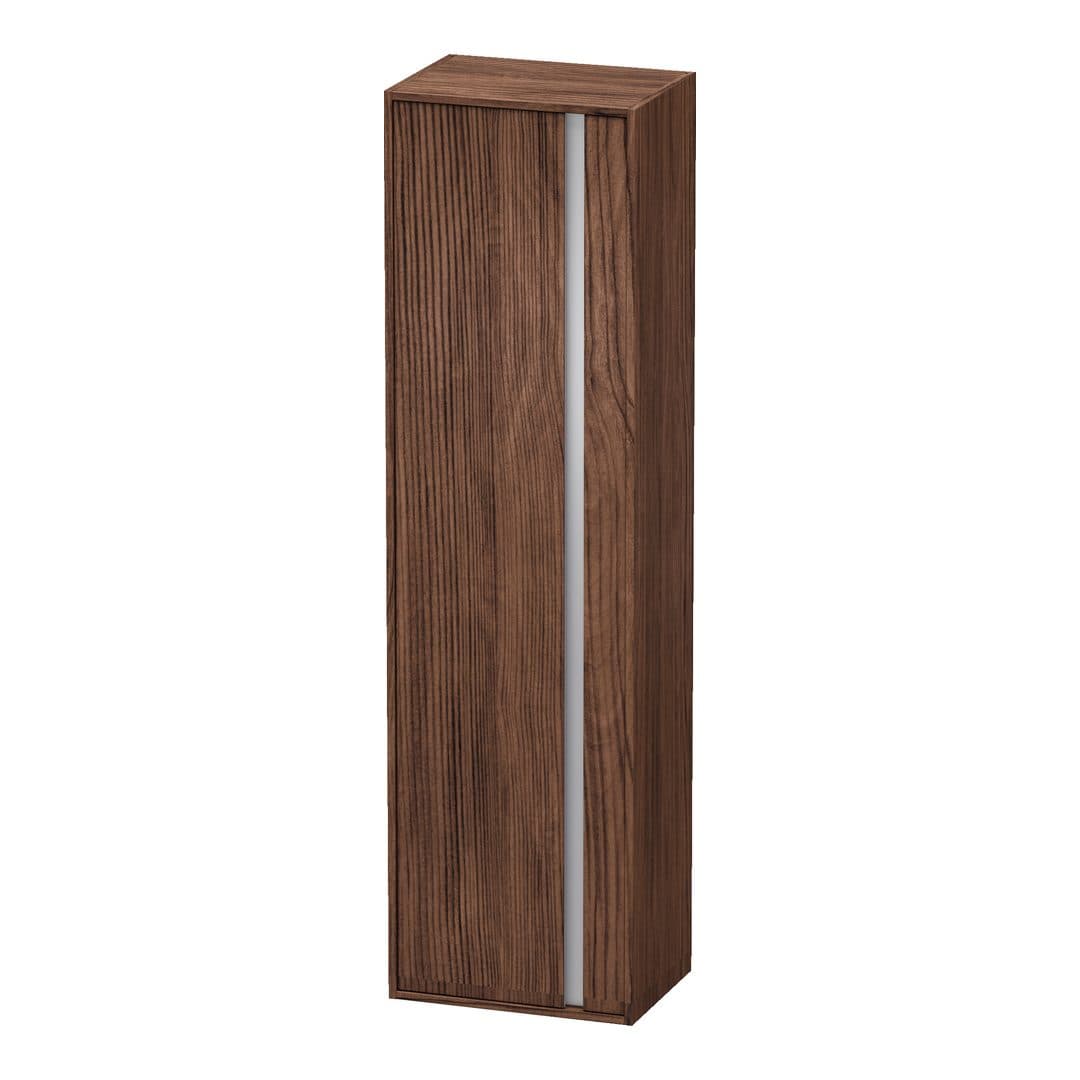 Duravit Ketho – Κολόνα Μπάνιου – 500 mm, 1 πόρτα, αριστερή – Walnut dark Matt, Decor (KT1265L2121)