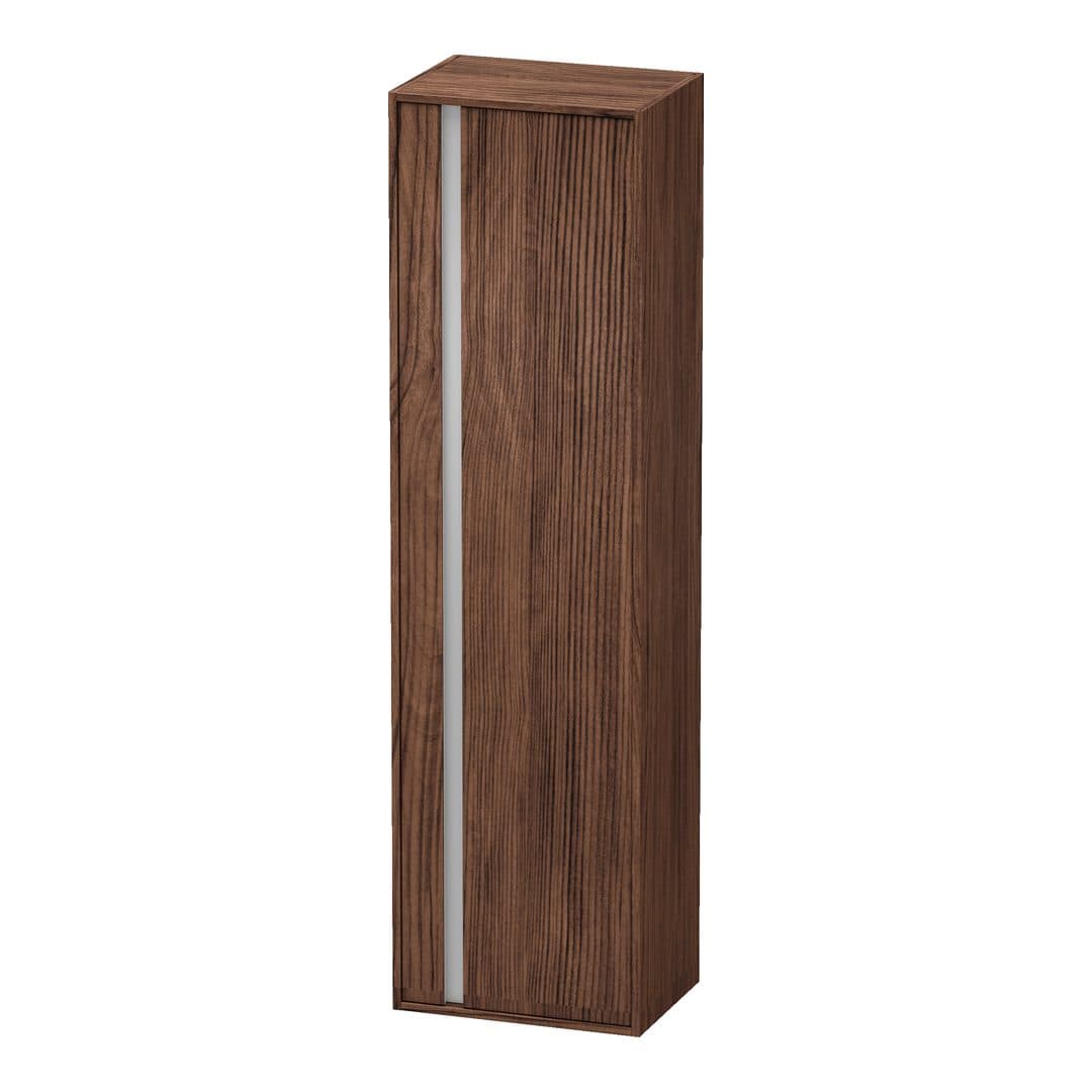 Duravit Ketho – Κολόνα Μπάνιου – 500 mm, 1 πόρτα, δεξιά – Walnut dark Matt, Decor (KT1265R2121)