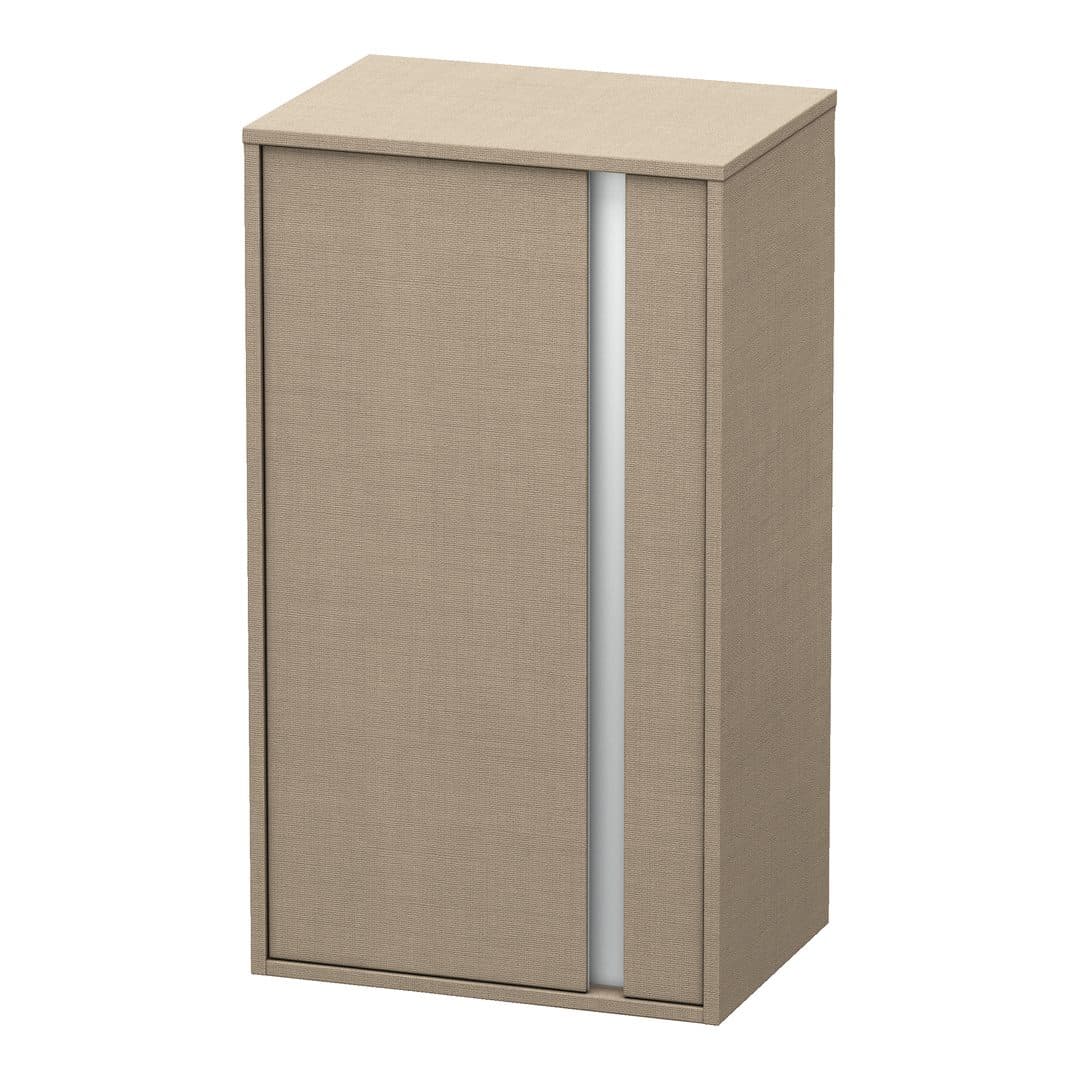 Duravit Ketho – Κολόνα Μπάνιου – 500 mm, μεσαία, 1 πόρτα, αριστερή, 500 x 360 x 880 mm, Total number of shelves: 2 – Linen Matt, Decor (KT1266L7575)