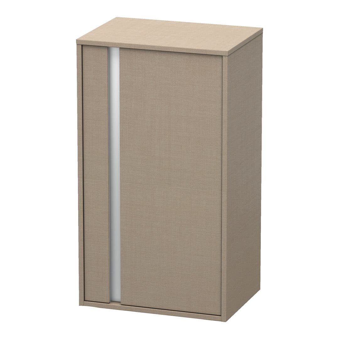 Duravit Ketho – Κολόνα Μπάνιου – 500 mm, μεσαία, 1 πόρτα, δεξιά, 500 x 360 x 880 mm, Total number of shelves: 2 – Linen Matt, Decor (KT1266R7575)